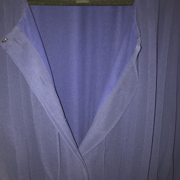 J Crew Pleated Dress 16 in navy - Picture 11 of 14